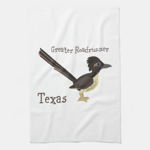 Texas Greater Roadrunner Theedoek