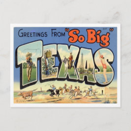Texas Greetings uit de VS Briefkaart