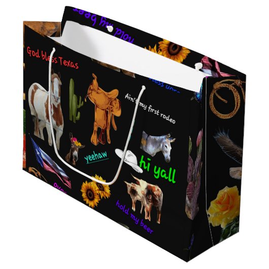 Texas Groot Cadeauzakje (Voorkant Gekanteld)