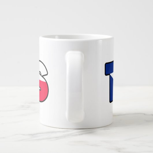 Texas Grote Koffiekop (Achterkant)