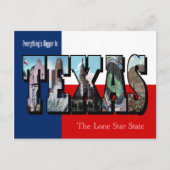 TEXAS Grote letter Briefkaart (Voorkant)