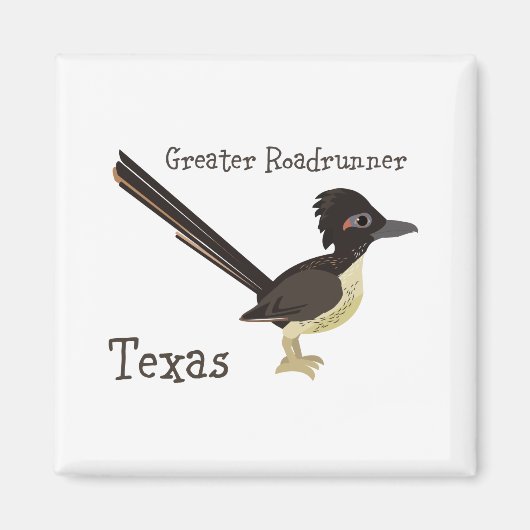 Texas Grote Renkoekoek Magneet (Voorkant)