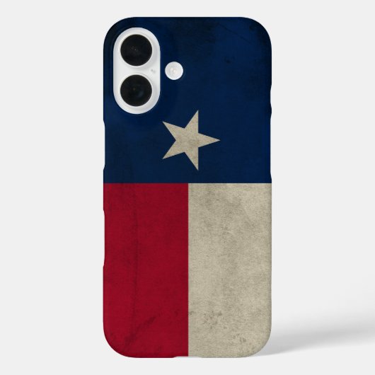 Texas Grunge - Lone Star Vlag Case-Mate iPhone Case (Achterkant)