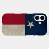 Texas Grunge - Lone Star Vlag Case-Mate iPhone Case (Achterkant (horizontaal))