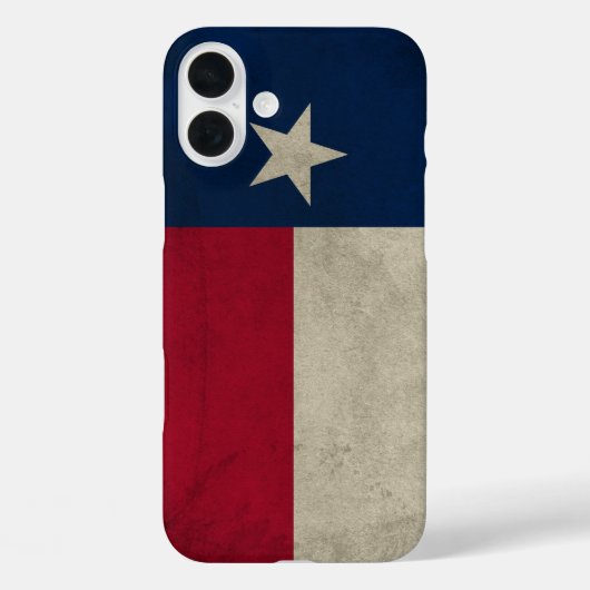 Texas Grunge - Lone Star Vlag Case-Mate iPhone Case (Achterkant)