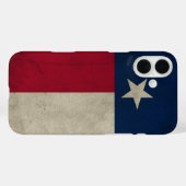 Texas Grunge - Lone Star Vlag Case-Mate iPhone Case (Achterkant (horizontaal))
