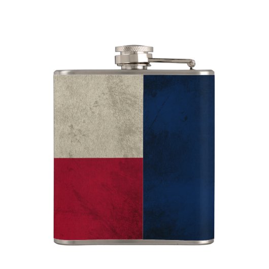 Texas Grunge - Lone Star Vlag Heupfles (Achterkant)