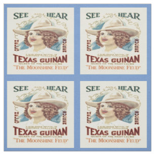 Texas Guinan Cowgirl Singer Westerne Fabric Stof
