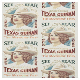 Texas Guinan Cowgirl Singer Westerne Fabric Stof