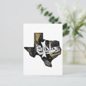 Texas Guitar Briefkaart (Staand voorkant)