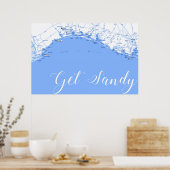 Texas Gulf Coast Poster Art (Keuken)