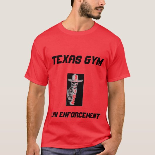 TEXAS GYM POLITIESFIREFIGHTERS T-SHIRT (Voorkant)