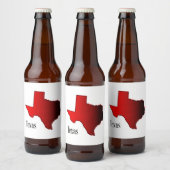 Texas Halftone Bier Etiket (Flessen)