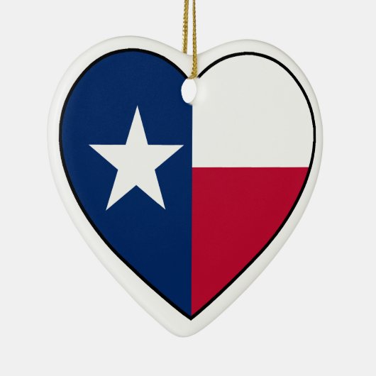 Texas Heart Ornament voor kerstboom (Rechts)
