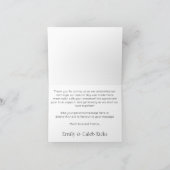 Texas helder Tropisch Botanisch Bloemmotief  Bedankkaart (Binnen)