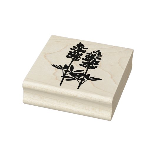 Texas Hill Country Bluebonnets Rubber Art Stamp Rubberstempel (Stempel)