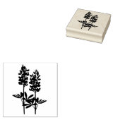 Texas Hill Country Bluebonnets Rubber Art Stamp Rubberstempel (Gestempeld)
