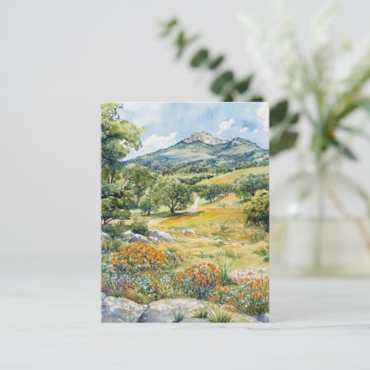 Texas Hill Country Briefkaart (Staand voorkant)