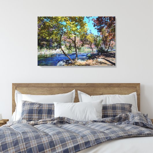 Texas Hill Country Canvas Afdruk (Insitu (Slaapkamer))