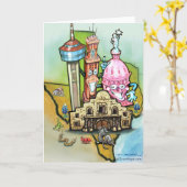 Texas Hill Country Card Kaart (Gele Bloem)