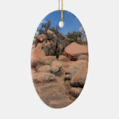 Texas Hill Country Enchanted Rock State Park Keramisch Ornament (Rechts)
