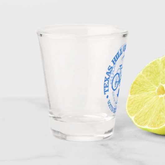 Texas Hill Country (fietsen) Shot Glas (Links)