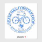 Texas Hill Country (fietsen) Sticker (Vel)