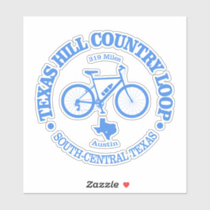 Texas Hill Country (fietsen) Sticker