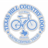 Texas Hill Country (fietsen) Sticker (Voorkant)