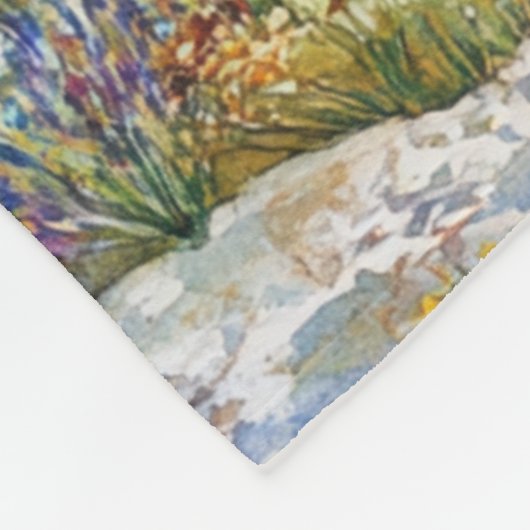 Texas Hill Country Fleece Deken (Hoek)