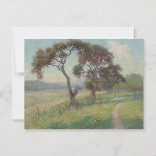 Texas Hill Country Landschap, Onderdonk Briefkaart