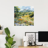 Texas Hill Country Poster (Thuiskantoor)