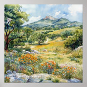 Texas Hill Country Poster (Voorkant)