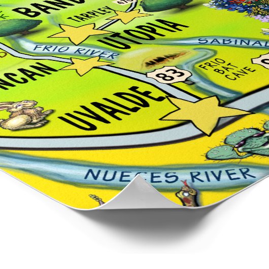 Texas Hill Country Poster (Hoek)