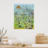 Texas Hill Country Poster (Keuken)