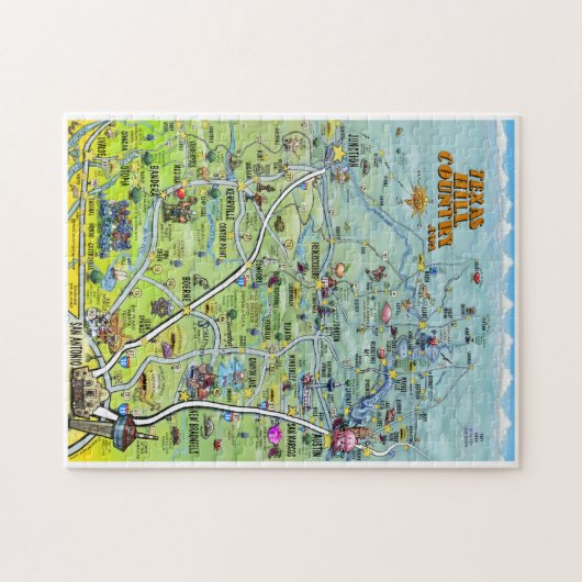 Texas Hill Country Puzzle Legpuzzel (Horizontaal)