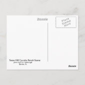 Texas Hill Country Ranch Briefkaart (Achterkant)