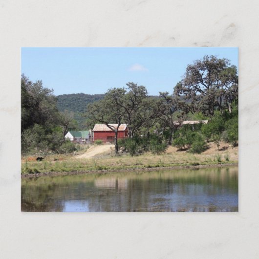 Texas Hill Country Ranch Briefkaart (Voorkant)