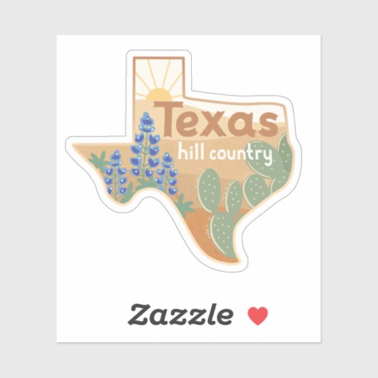Texas Hill Country Sticker (Vel)