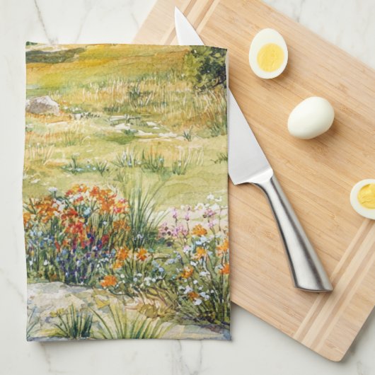 Texas Hill Country Theedoek (Quarter Fold)