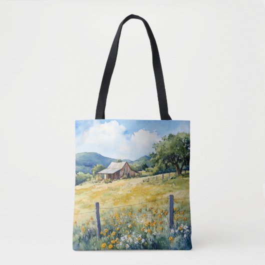 Texas Hill Country Tote Bag (Voorkant)