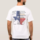Texas History T-shirt (Achterkant)