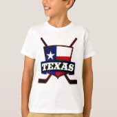 Texas Hockey Flag Logo T-shirt (Voorkant)