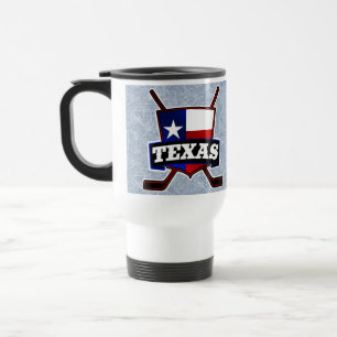 Texas Hockey Flag Logo Travel Cup Reisbeker