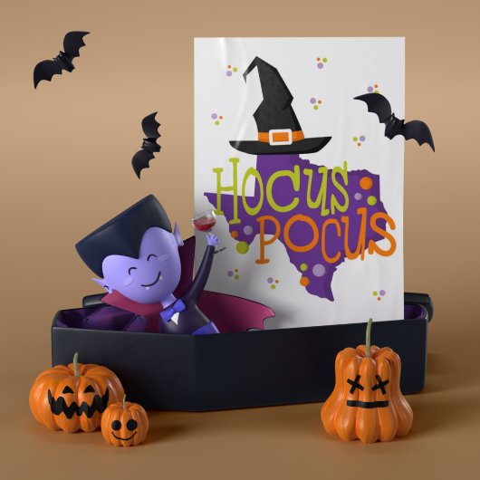 Texas Hocus Pocus Halloween Briefkaart
