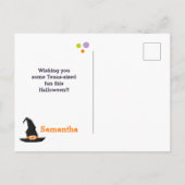 Texas Hocus Pocus Halloween Briefkaart (Achterkant)