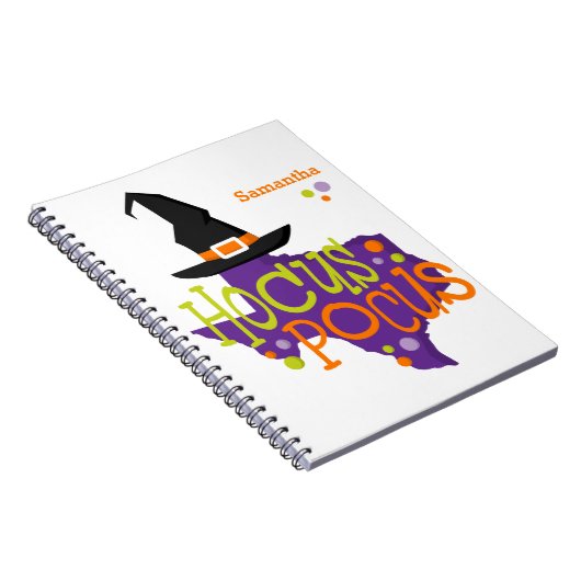 Texas Hocus Pocus Halloween Notitieboek (Rechterzijde)