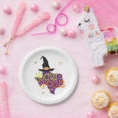 Texas Hocus Pocus Halloween Papieren Bordje (Feest)