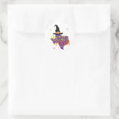 Texas Hocus Pocus Halloween Ronde Sticker (Tas)