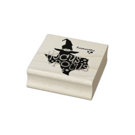 Texas Hocus Pocus Halloween Rubberstempel